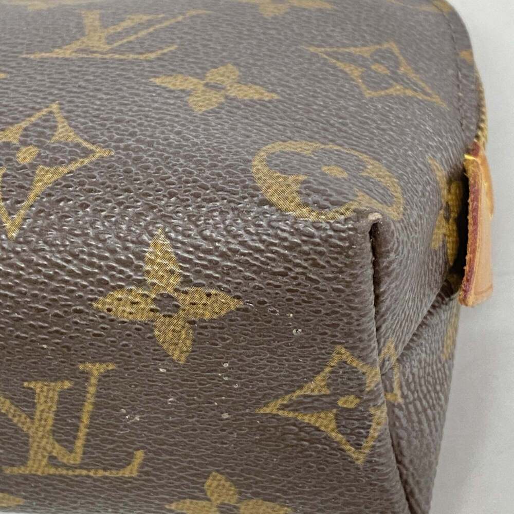 LOUIS VUITTON Authentic Brown Monogram Pochette Pouch - Picture 6 of 9